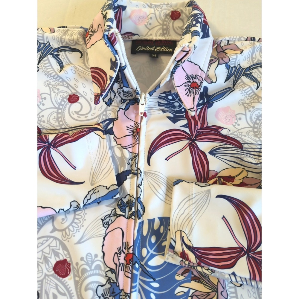 Hobby Horse Limited Edition Western Show Shirt Women M Lilies Rodeo Cowgirl - Picture 4 of 11